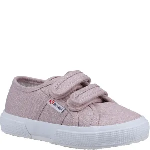 Superga 2750 Kids Straps Glitter Canvas Trainer