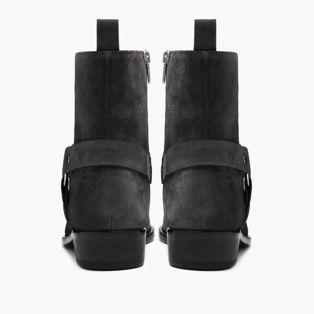 Thursday Harness | Grey Suede