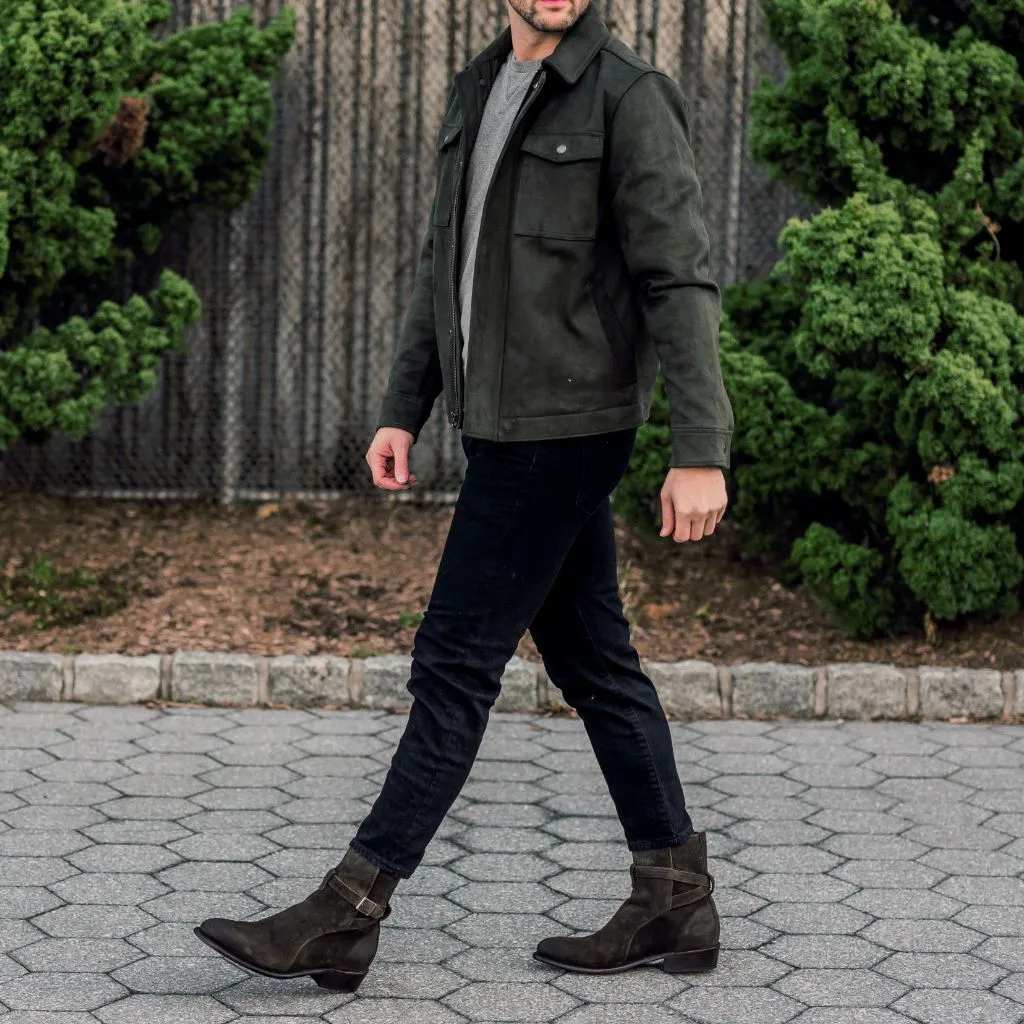 Thursday Rogue | Dark Olive Suede