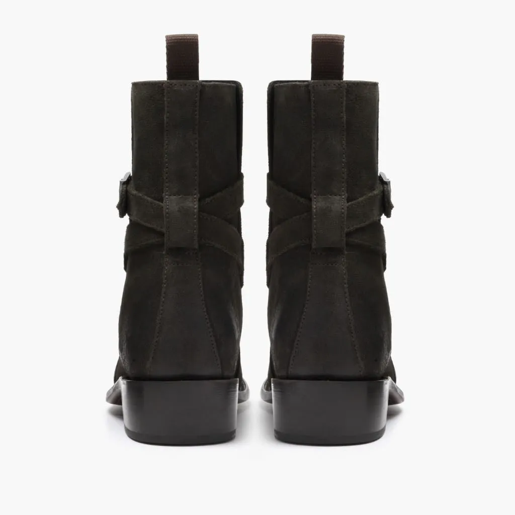 Thursday Rogue | Dark Olive Suede
