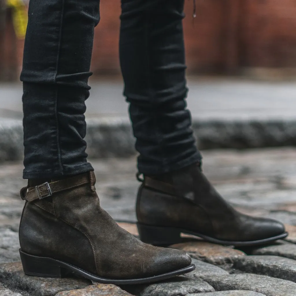 Thursday Rogue | Dark Olive Suede