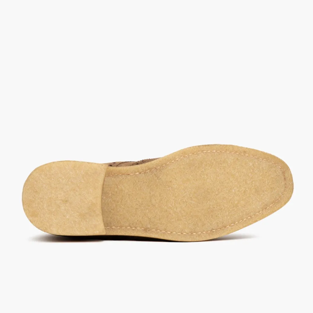 Thursday Wingtip | Caramel Suede