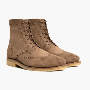 Thursday Wingtip | Caramel Suede