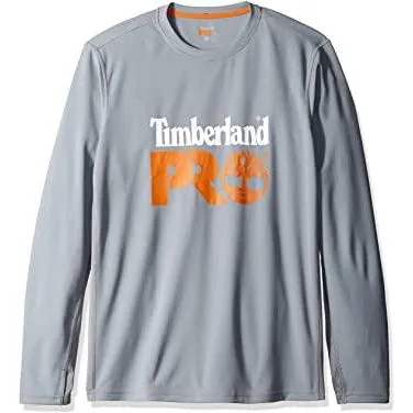 Timberland Pro Men's Wicking Good Long Sleeve Work T-Shirt - Grey - TB0A1128067