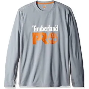 Timberland Pro Men's Wicking Good Long Sleeve Work T-Shirt - Grey - TB0A1128067