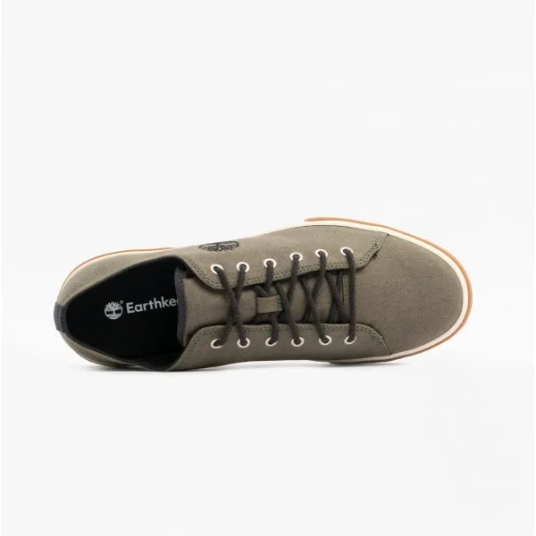 Timberland UNION WHARF EK  Mens Canvas Trainers Dark Green