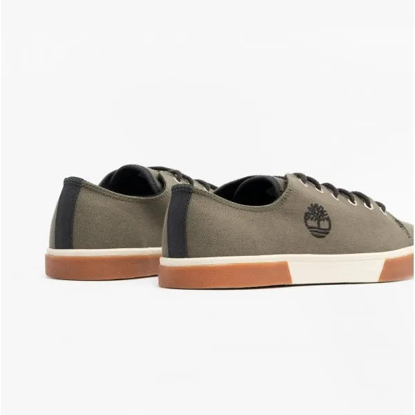 Timberland UNION WHARF EK  Mens Canvas Trainers Dark Green