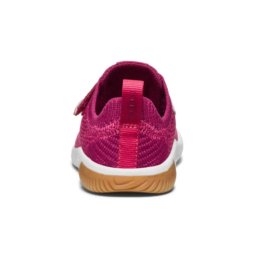 Toddlers' KNX Knit Double Strap  |  Beaujolais/Raspberry KEEN