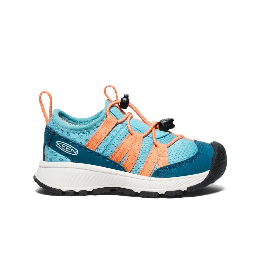 Toddlers' Motozoa Sneaker  |  Legion Blue/Tangerine KEEN