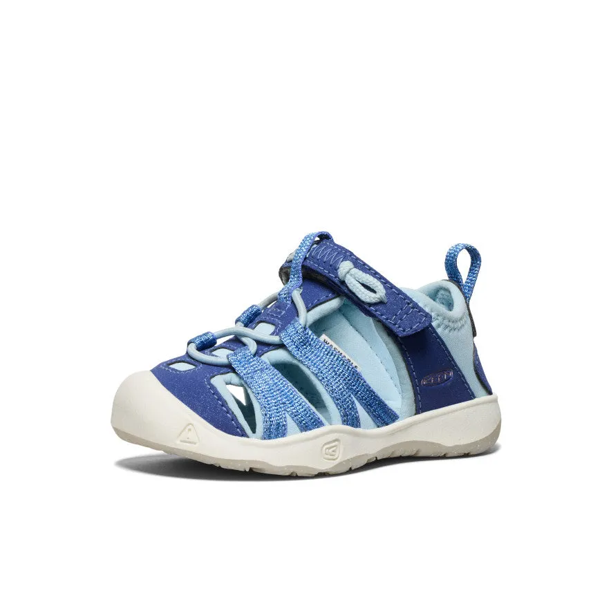 Toddlers' Moxie Sandal  |  Skipper Blue/Giggle Pink KEEN