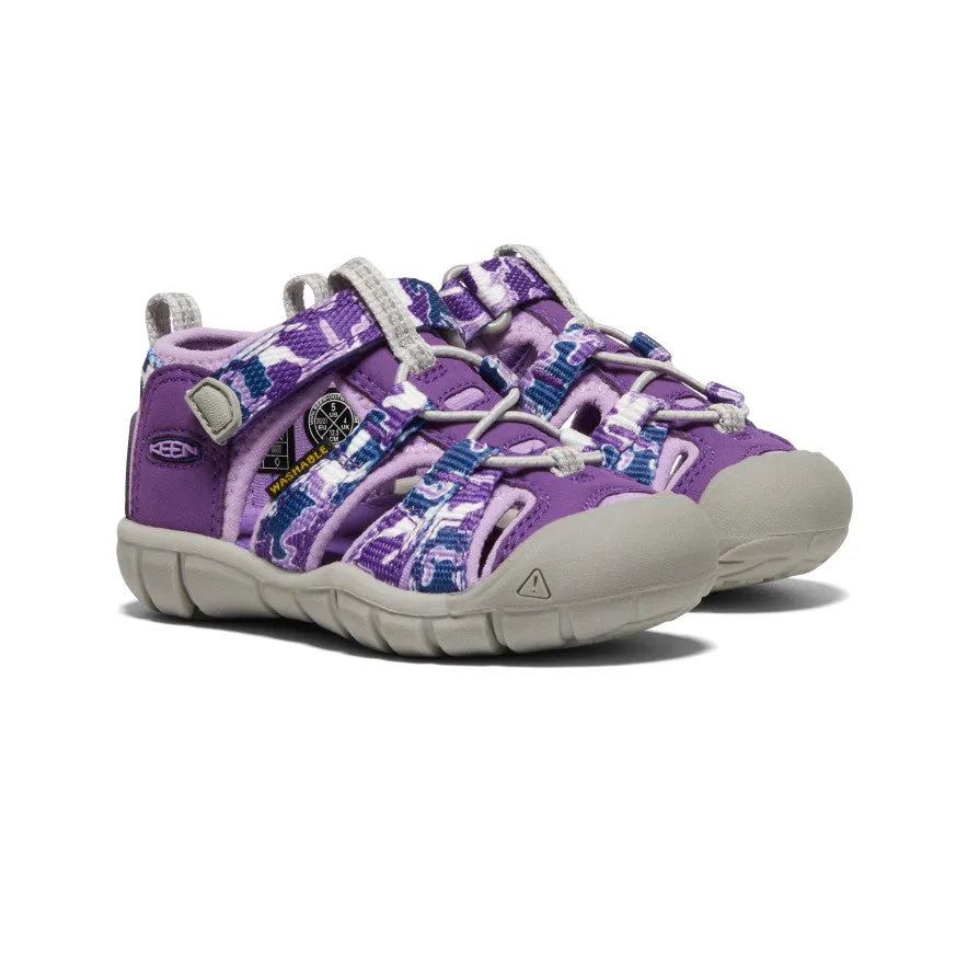 Toddlers' Seacamp II CNX  |  Camo/Tillandsia Purple KEEN