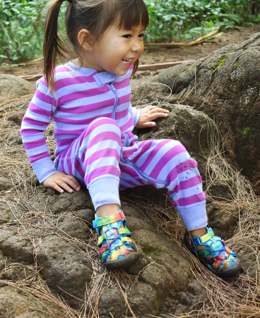 Toddlers' Seacamp II CNX  |  Camo/Tillandsia Purple KEEN