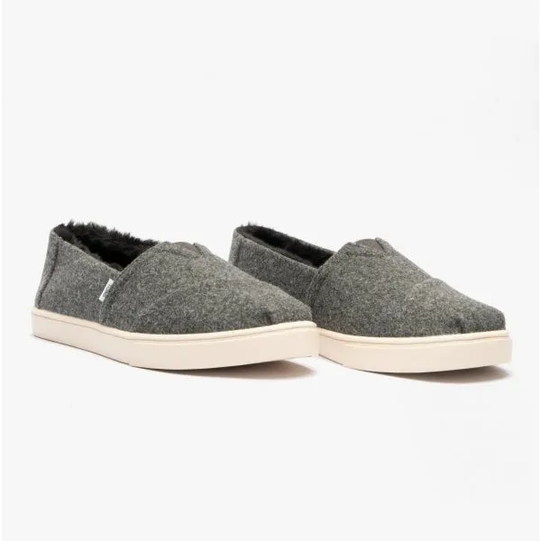 TOMS ALPARGATA CUPSOLE Womens Slip On Grey