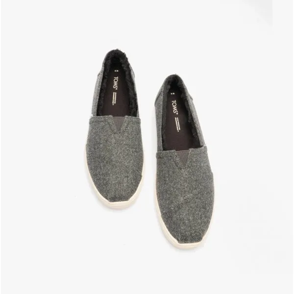 TOMS ALPARGATA CUPSOLE Womens Slip On Grey
