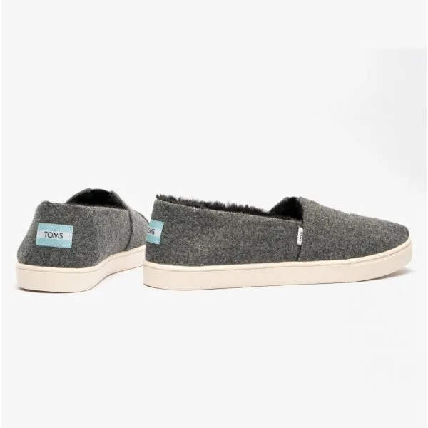 TOMS ALPARGATA CUPSOLE Womens Slip On Grey