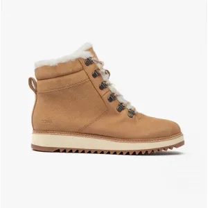 TOMS MOJAVE Womens Suede Waterproof Boots Brown