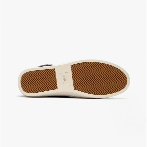 TOMS PAXTON Womens Suede Slip On Dark Grey