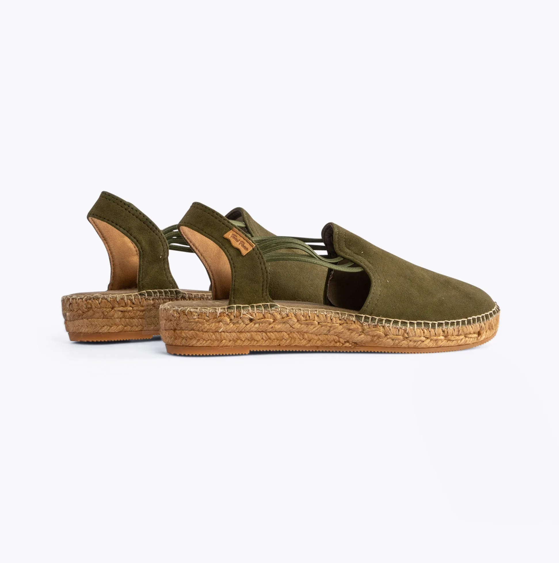 Toni Pons TER Womens Vegan Wedge Espadrilles Khaki