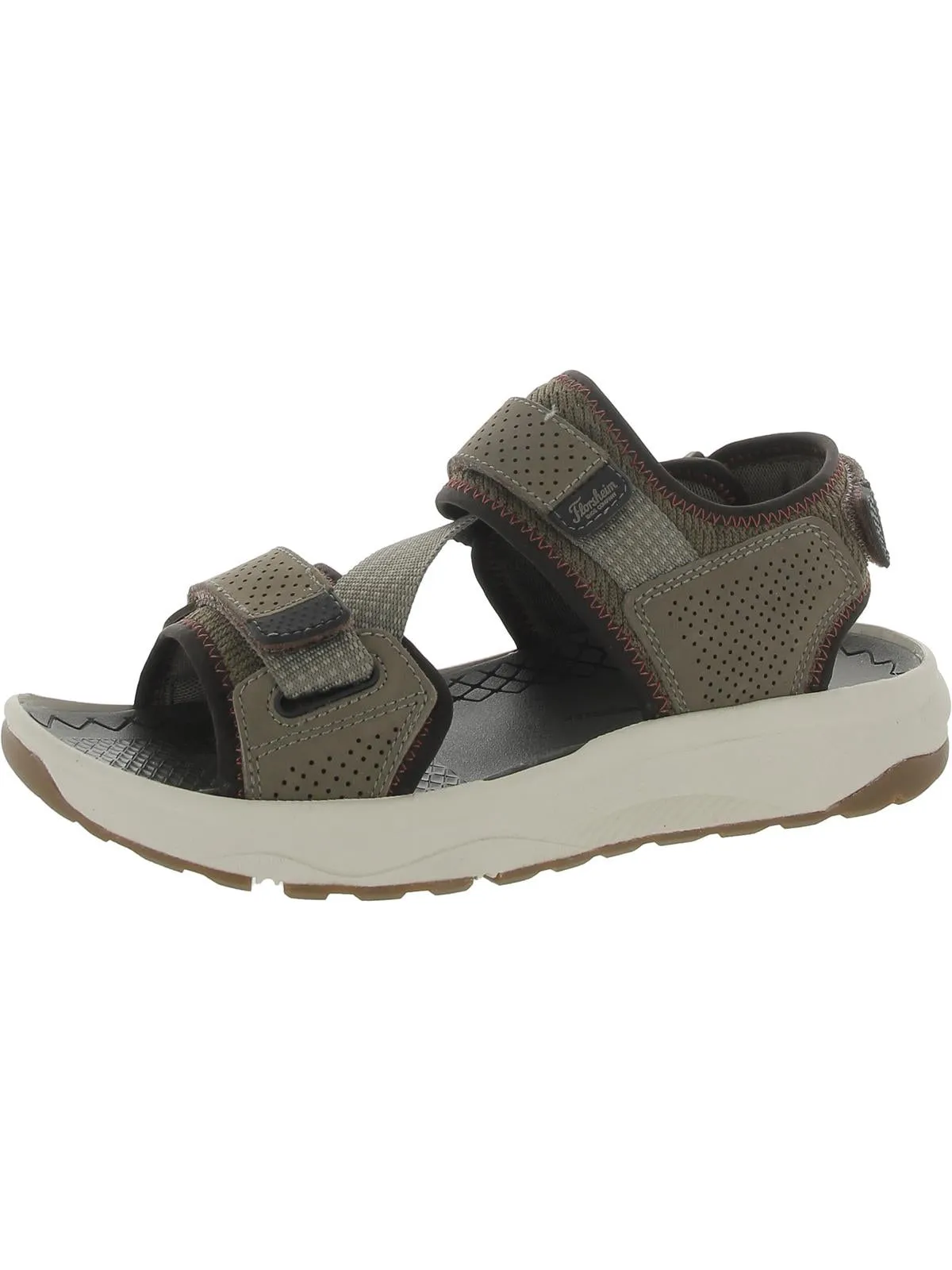 Tread Lite Mens Casual Ankle Strap Wedge Sandals