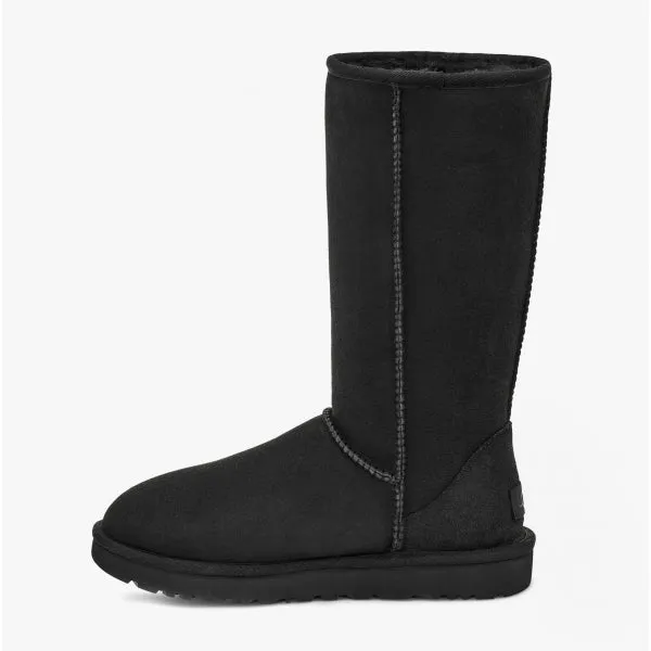 UGG CLASSIC TALL II Womens Sheepskin Boots Black