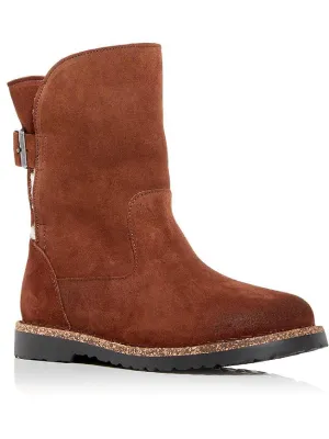 Upsalla Womens Lamb Fur Buckle Winter & Snow Boots