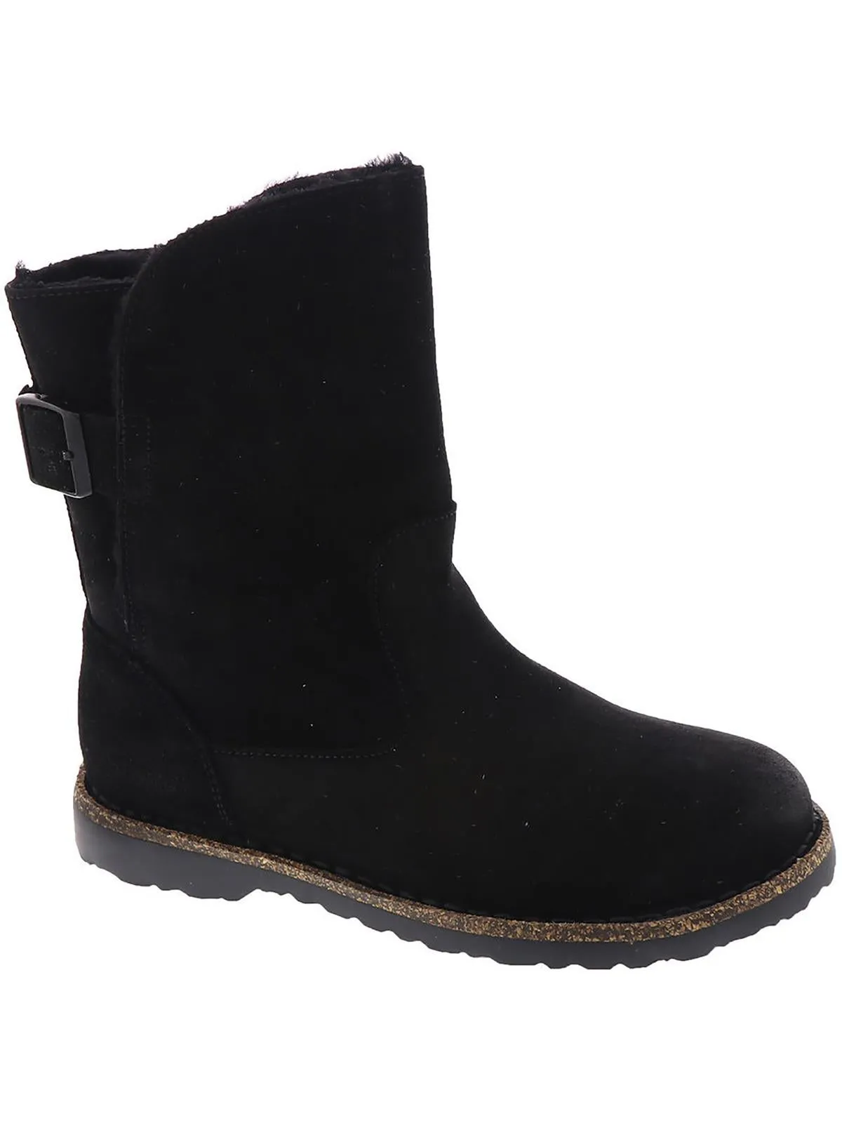 Upsalla Womens Lamb Fur Buckle Winter & Snow Boots