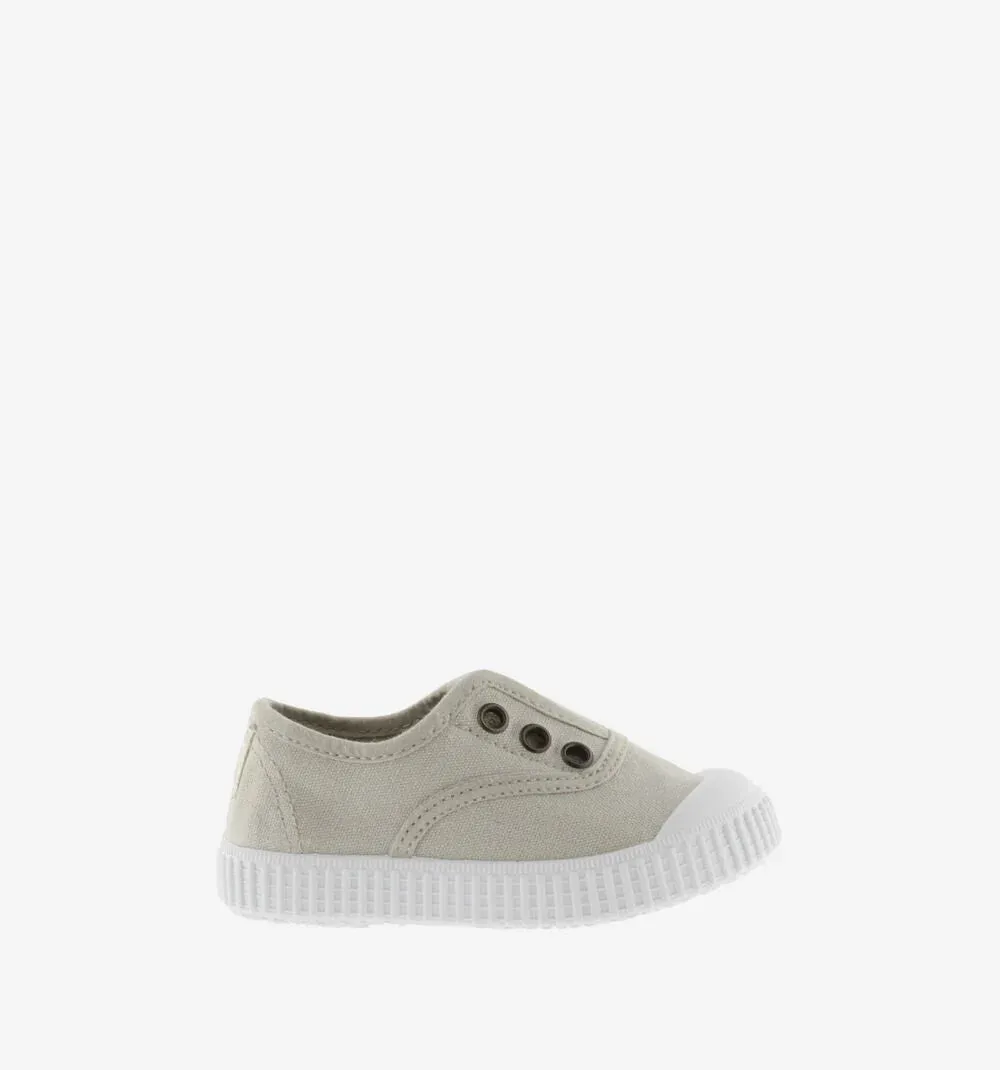 Victoria Boy's and Girl's Inglesa DREC Canvas Trainers - Hielo