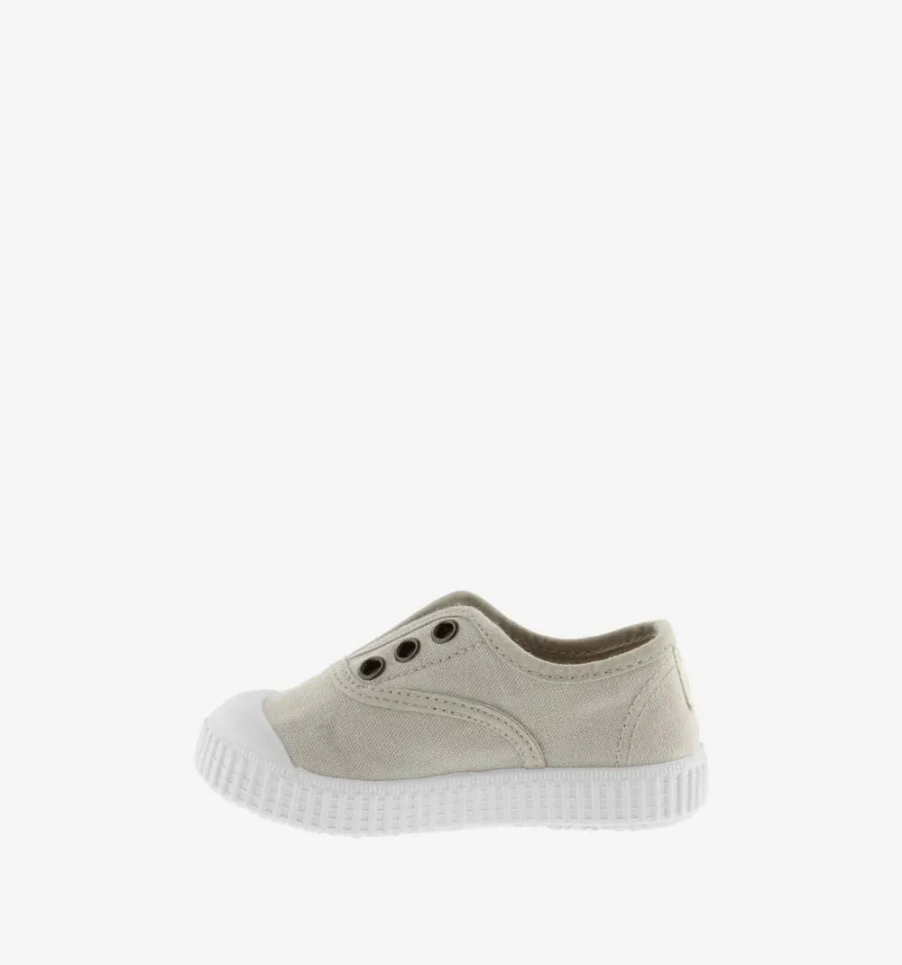 Victoria Boy's and Girl's Inglesa DREC Canvas Trainers - Hielo