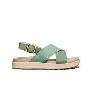 Women's Elle Luxe Cross Strap Sandal  |  Granite Green/Granite Green KEEN