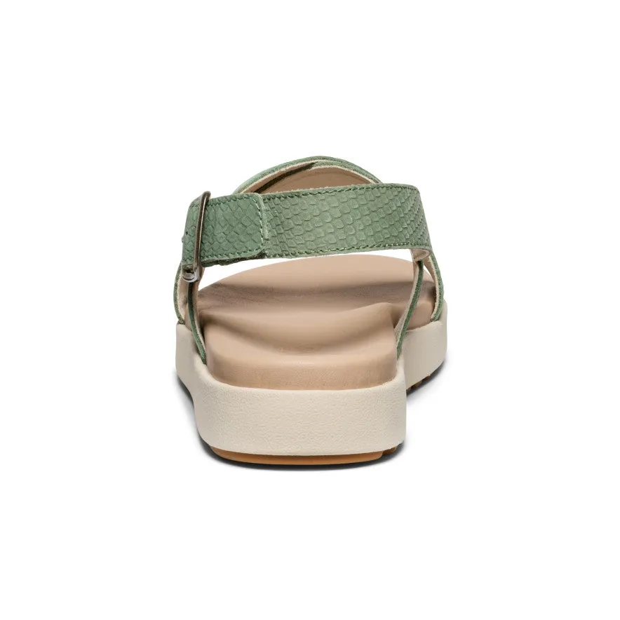 Women's Elle Luxe Cross Strap Sandal  |  Granite Green/Granite Green KEEN
