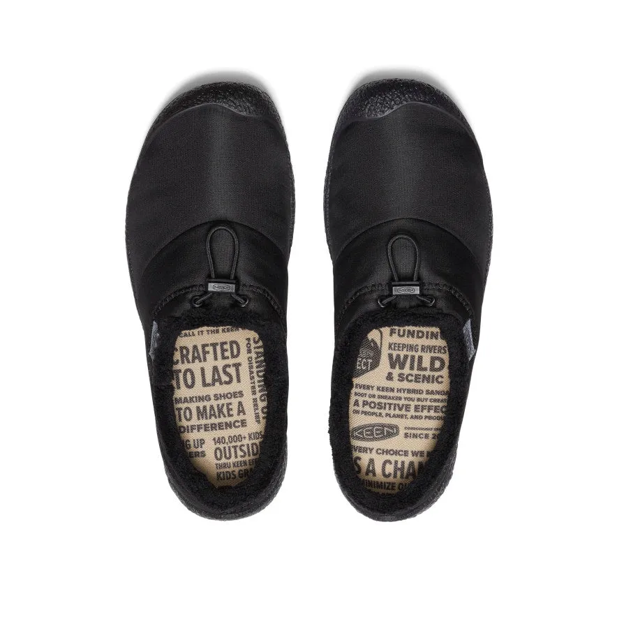 Women's Howser III Slide  |  Black Smooth Nylon KEEN