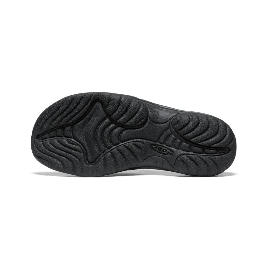 Women's Kona Leather Flip-Flop  |  Black/Vapor KEEN