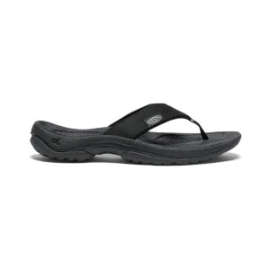 Women's Kona Leather Flip-Flop  |  Black/Vapor KEEN