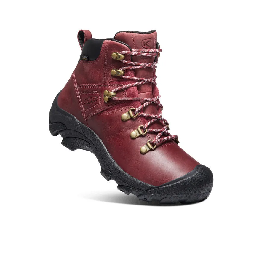 Women's Pyrenees Waterproof Hiking Boot  |  Tibetan Red/Black KEEN
