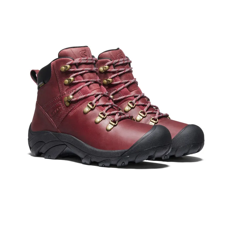 Women's Pyrenees Waterproof Hiking Boot  |  Tibetan Red/Black KEEN