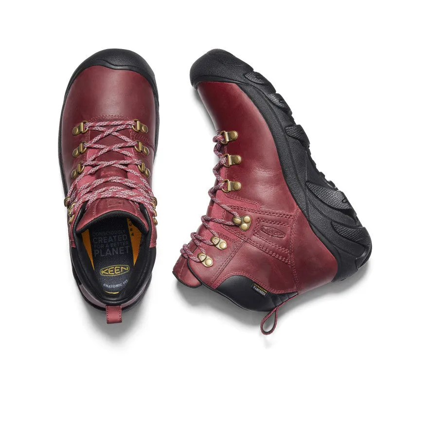 Women's Pyrenees Waterproof Hiking Boot  |  Tibetan Red/Black KEEN