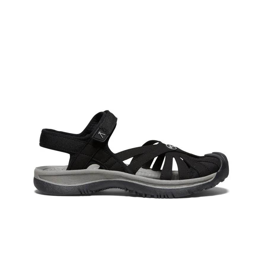 Women's Rose Sandal  |  Black/Neutral Gray KEEN