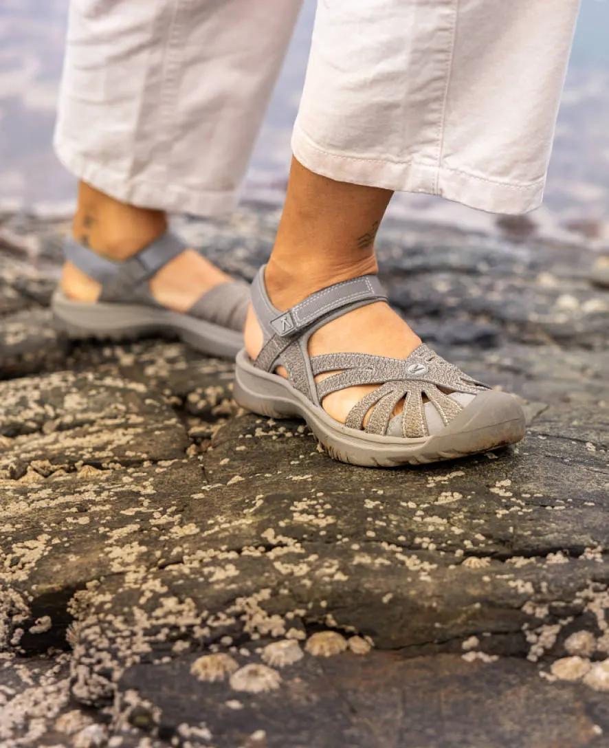 Women's Rose Sandal  |  Black/Neutral Gray KEEN