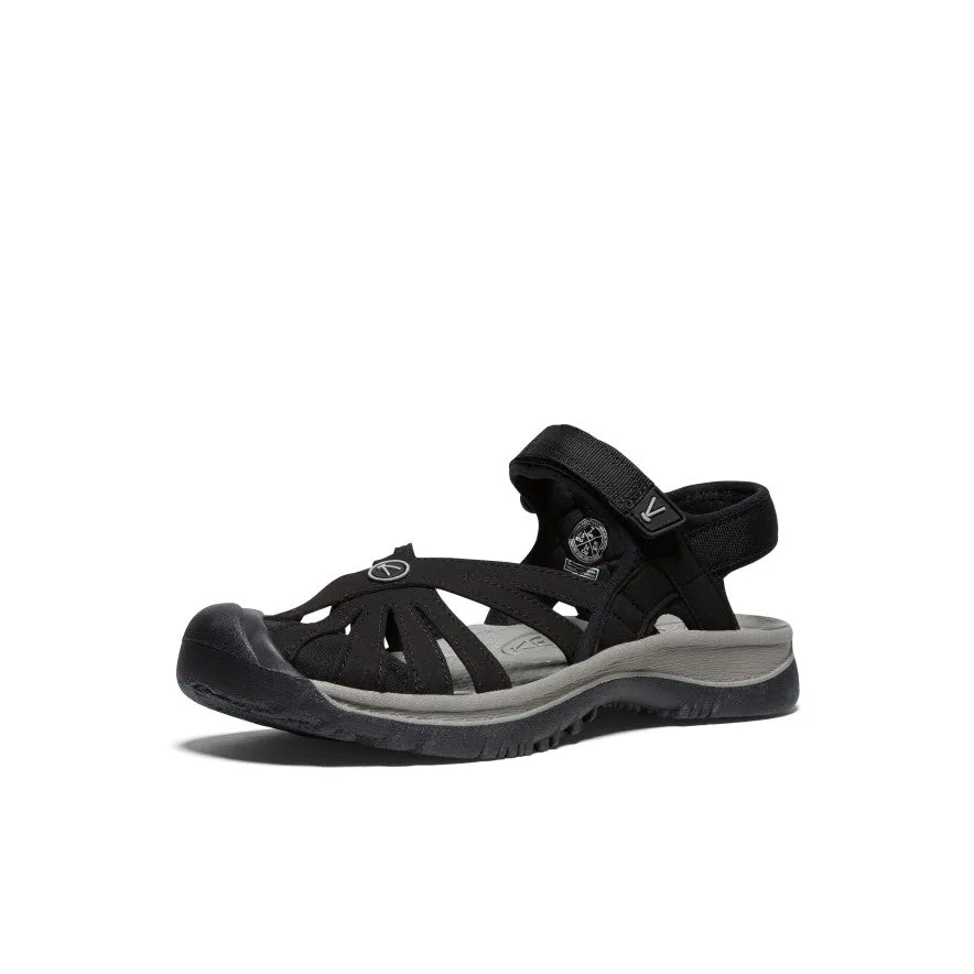 Women's Rose Sandal  |  Black/Neutral Gray KEEN