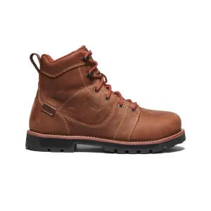 Women's Seattle 6" Waterproof Boot (Aluminum Toe)  |  Gingerbread/Black KEEN