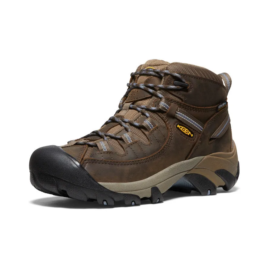 Women's Targhee II Waterproof Mid  |  Slate Black/Flint Stone KEEN