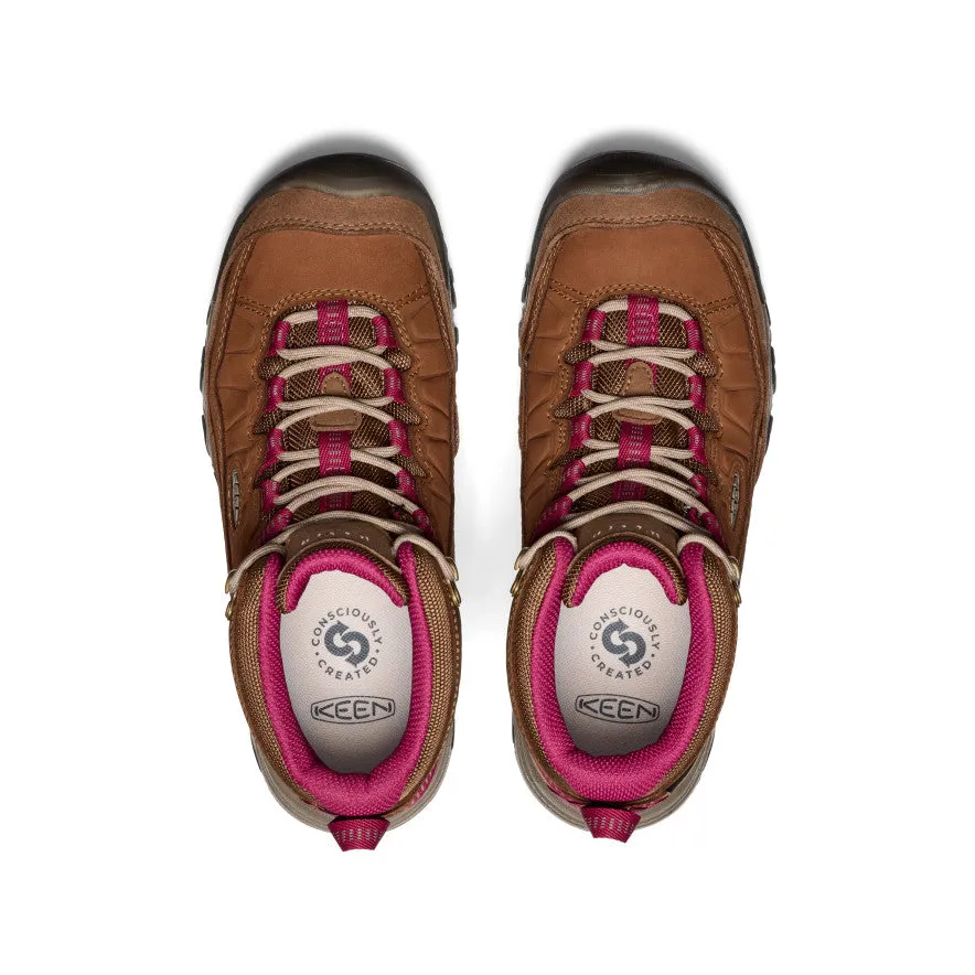 Women's Targhee IV Waterproof Hiking Boot  |  Bison/Beaujolais KEEN