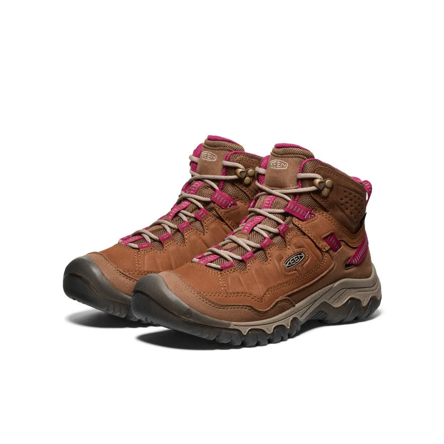 Women's Targhee IV Waterproof Hiking Boot  |  Bison/Beaujolais KEEN