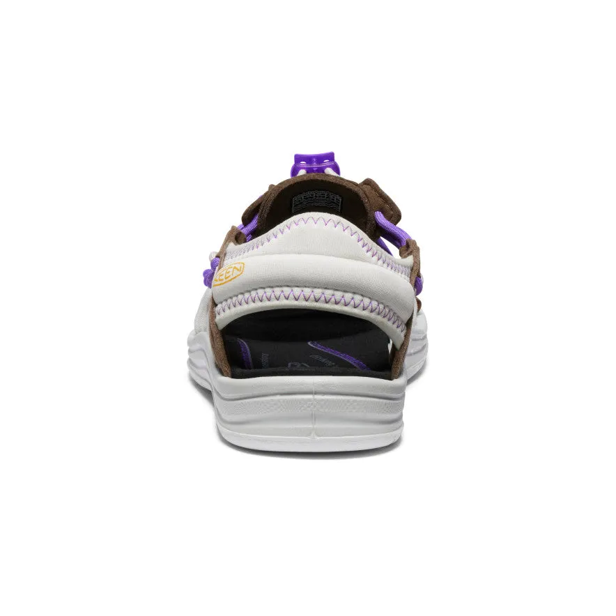 Women's UNEEK II Open Toe x emmi  |  Dark Earth/Tillandsia Purple KEEN