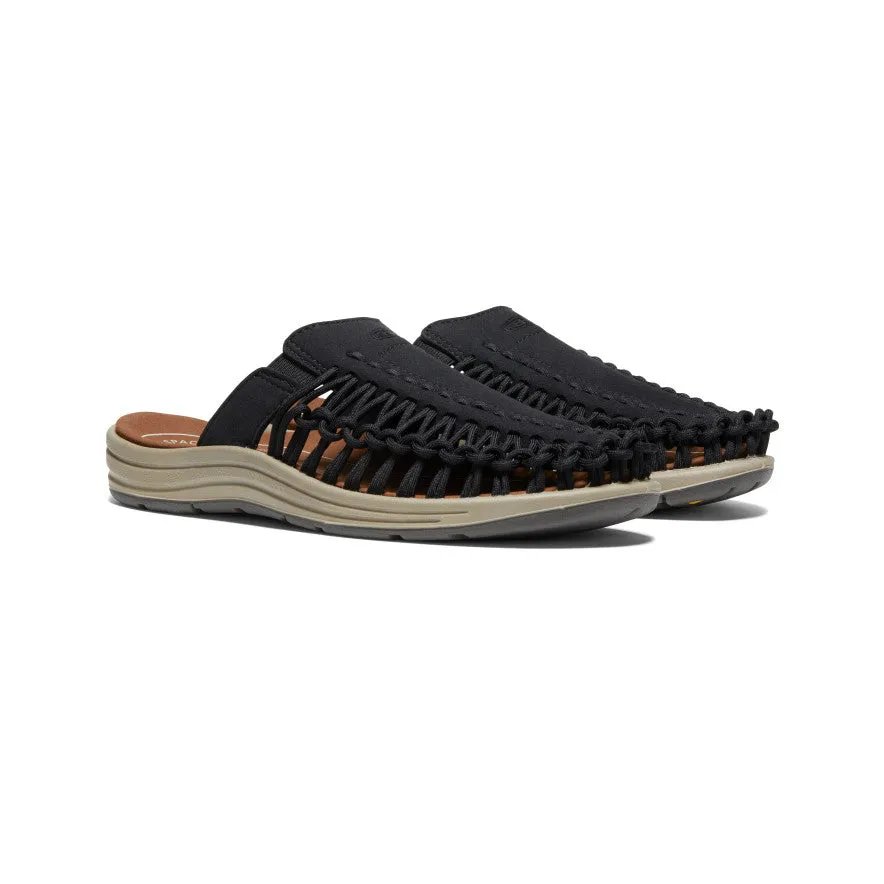 Women's UNEEK II Slide | Black/Plaza Taupe KEEN