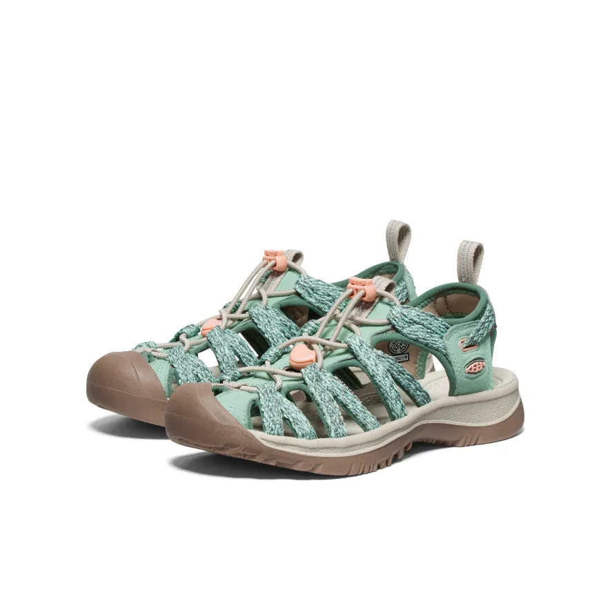 Women's Whisper  |  Granite Green/Peach Parfait KEEN