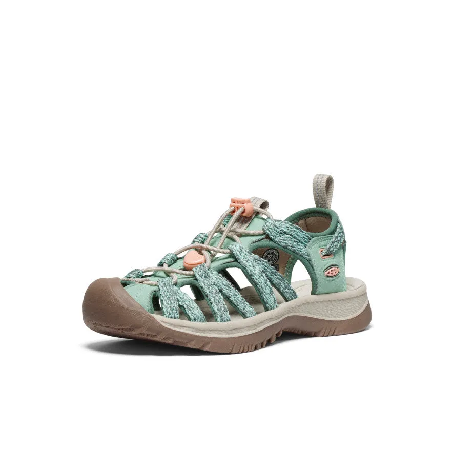 Women's Whisper  |  Granite Green/Peach Parfait KEEN