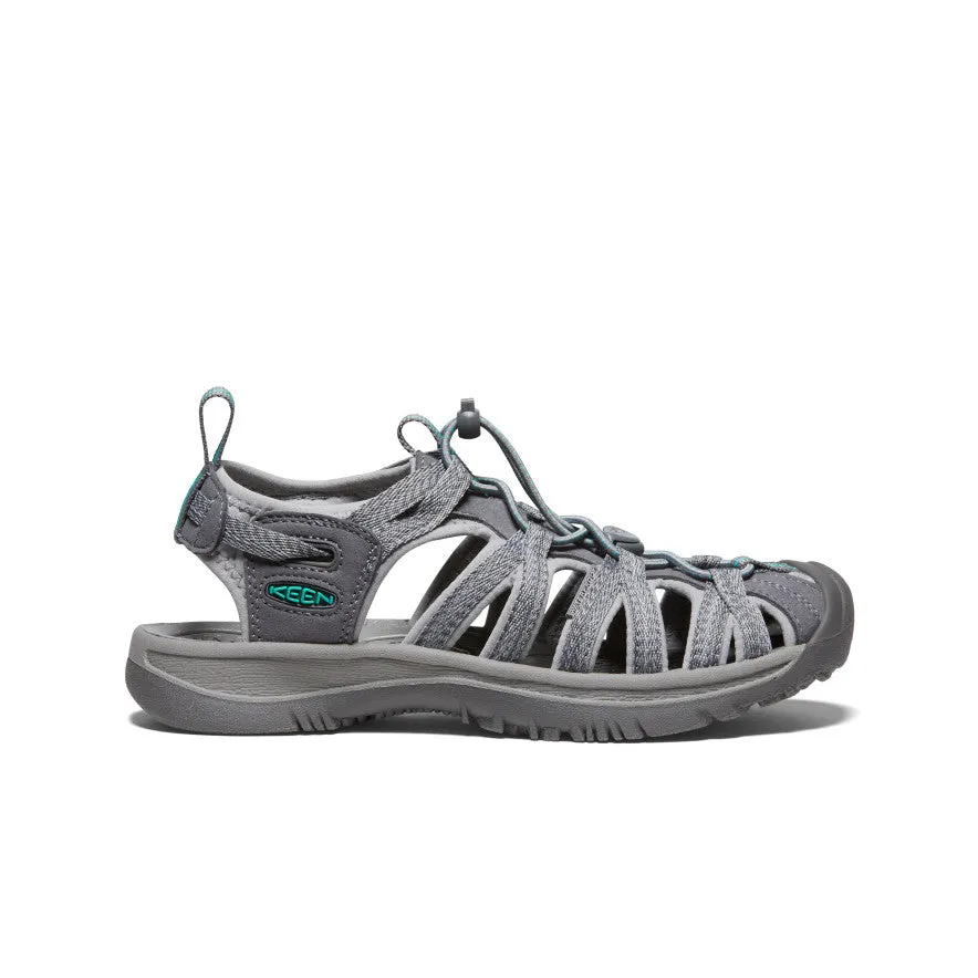 Women's Whisper  |  Medium Grey/Peacock Green KEEN