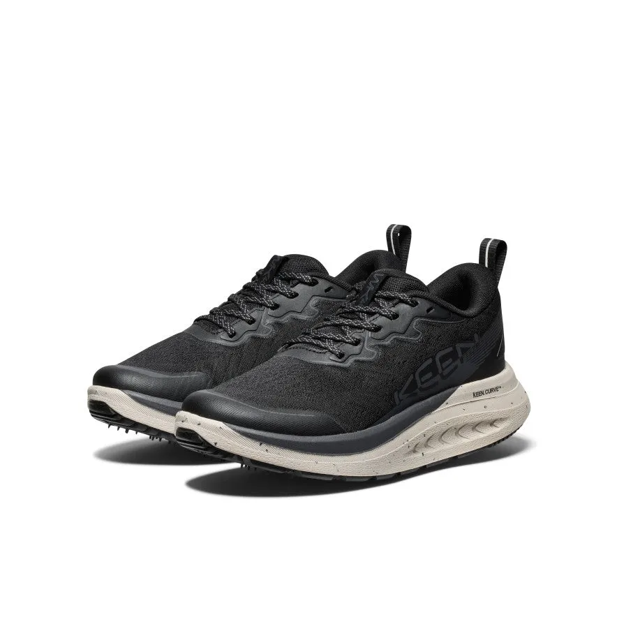 Women's WK400 II Walking Shoe  |  Black/Vapor KEEN