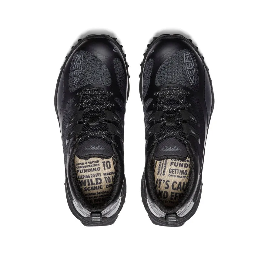 Women's Zionic Waterproof Hiking Shoe  |  Black/Black KEEN